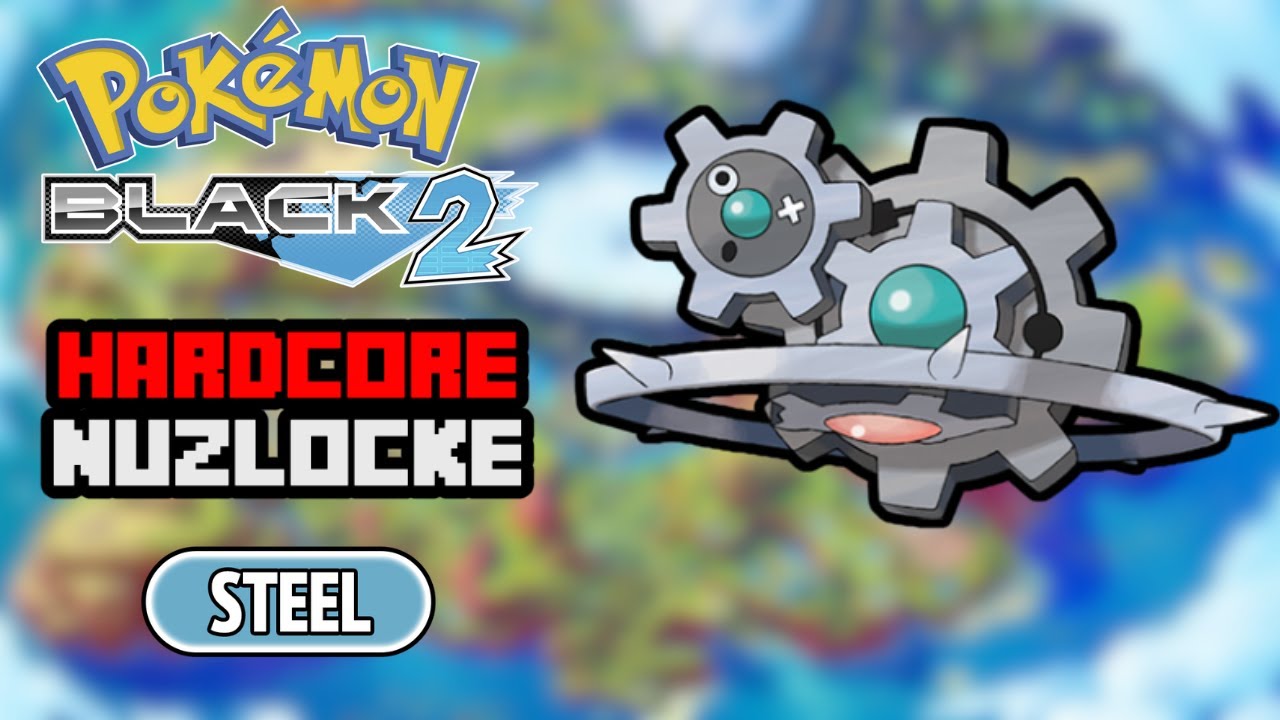 Pokemon Black 2 Challenge Mode Hardcore Nuzlocke - STEEL Only (NO Items, NO Overleveling)