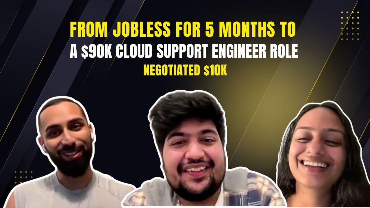How He Landed a $90K Cloud Support Engineer Role in Canada 🇨🇦| Negotiated $10K