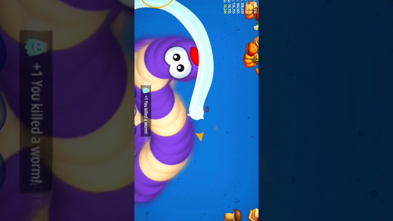🪱 MAGIC WORMZONE io | Rawak Gaming [76] #tiktok  #shorts #worm zone