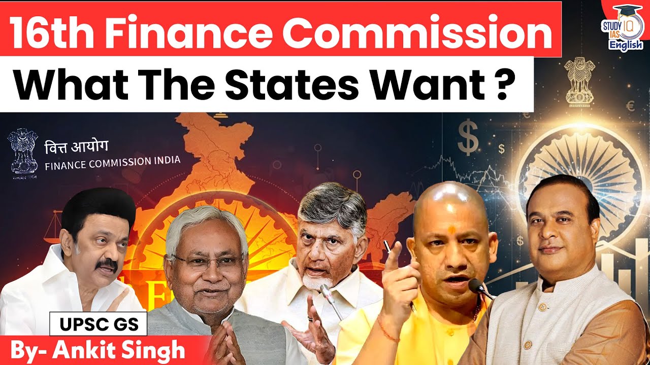 16th Finance Commission: The BIG Fiscal Fight Explained! | States vs Centre | By Ankit Singh