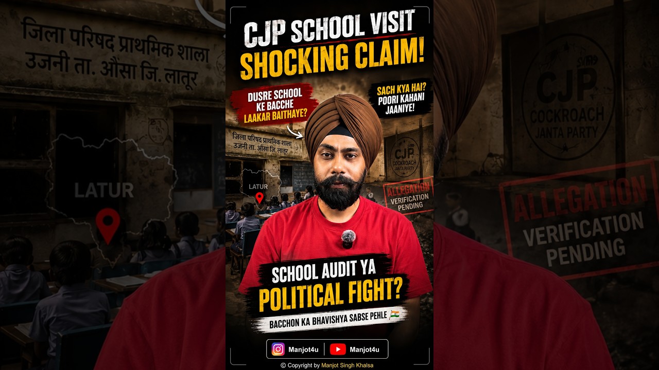 CJP School Visit Goes Viral: Were Students Brought From Another School? | Latur School Audit | 23Aug
