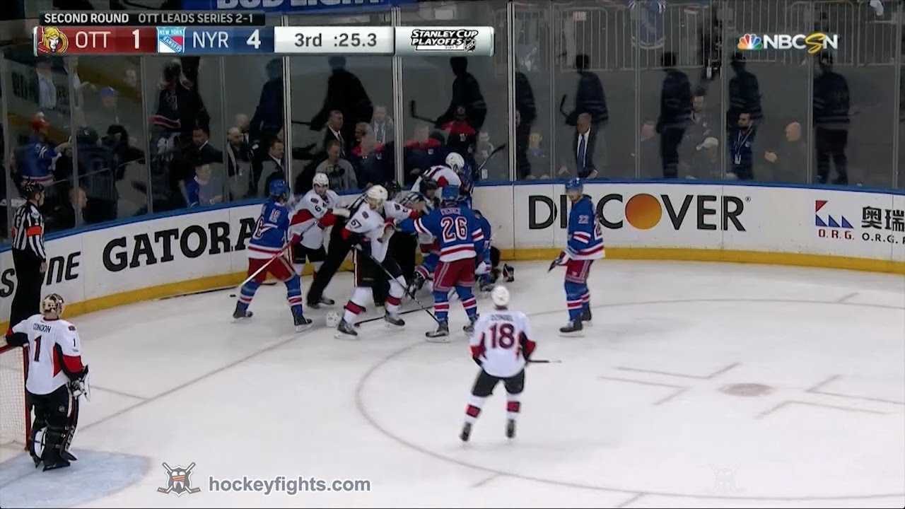 Kyle Turris vs Tanner Glass May 4, 2017