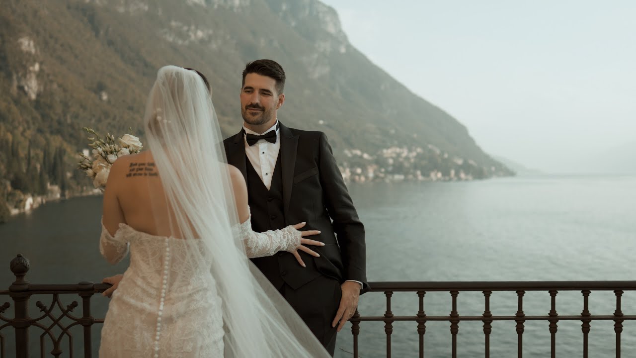 Andrew & Brittney Intimate Elopement | Villa Cipressi, Varenna & Lake Como Boat Tour