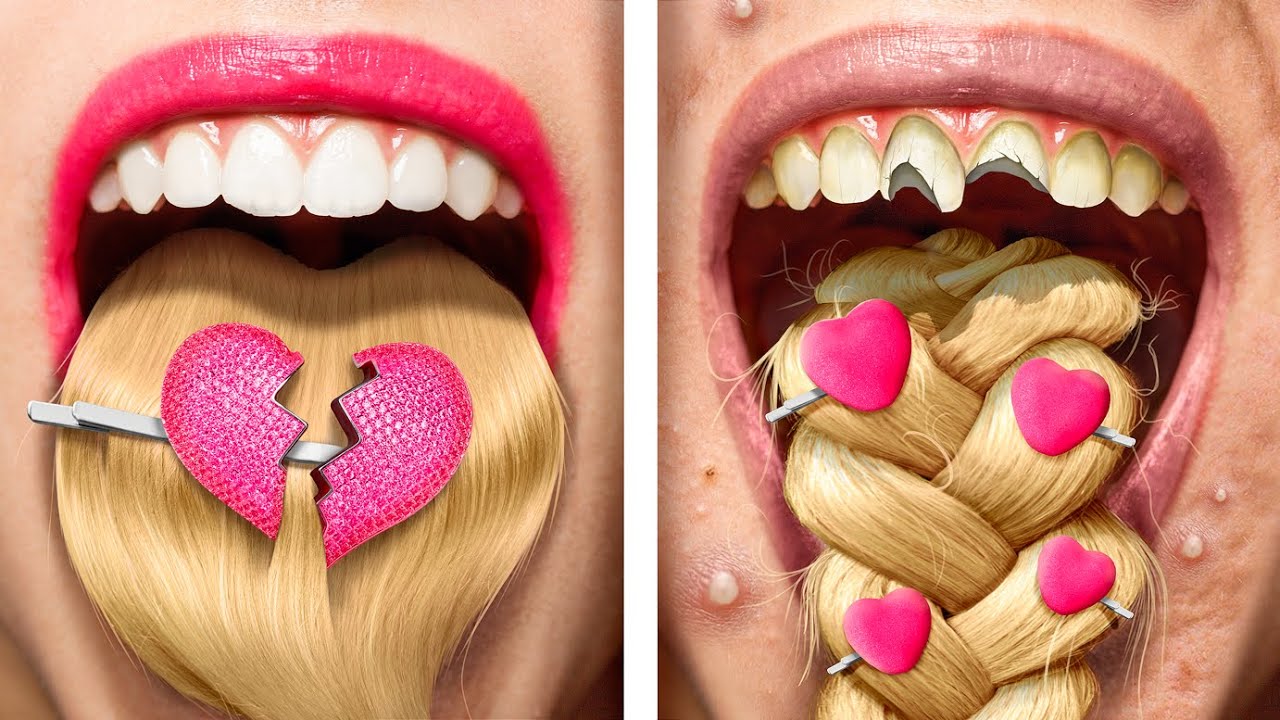 D'Intellos A Princesses Disney / Relooking Extrême Avec Des Gadgets De TikTok