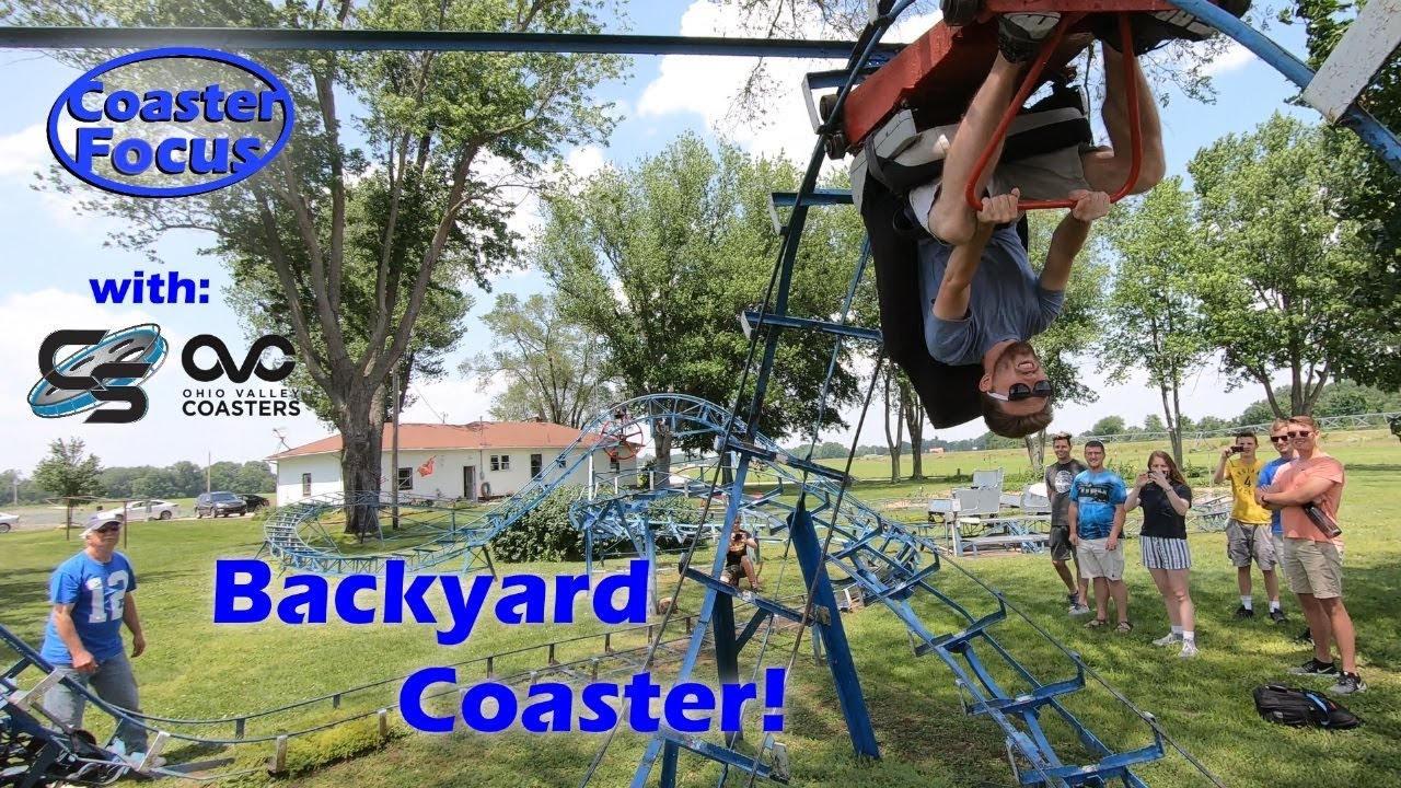 Blue Flash АМЕРИКАНСКИЕ ГОРКИ НА ЗАДНЕМ ДВОРЕ с Coaster Studios и OVC!