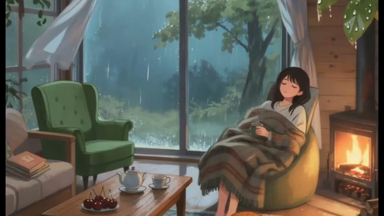 बारिश, सुकून और सिर्फ तुम | Rainy Day: A Moment of Peace ♥️​Baarish aur Khamoshi