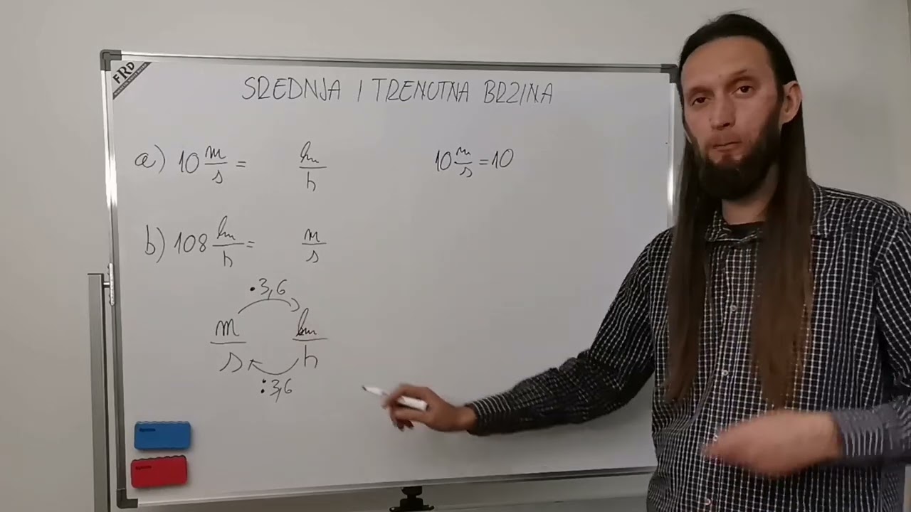 F8 Srednja i trenutna brzina (Zadatak 2)