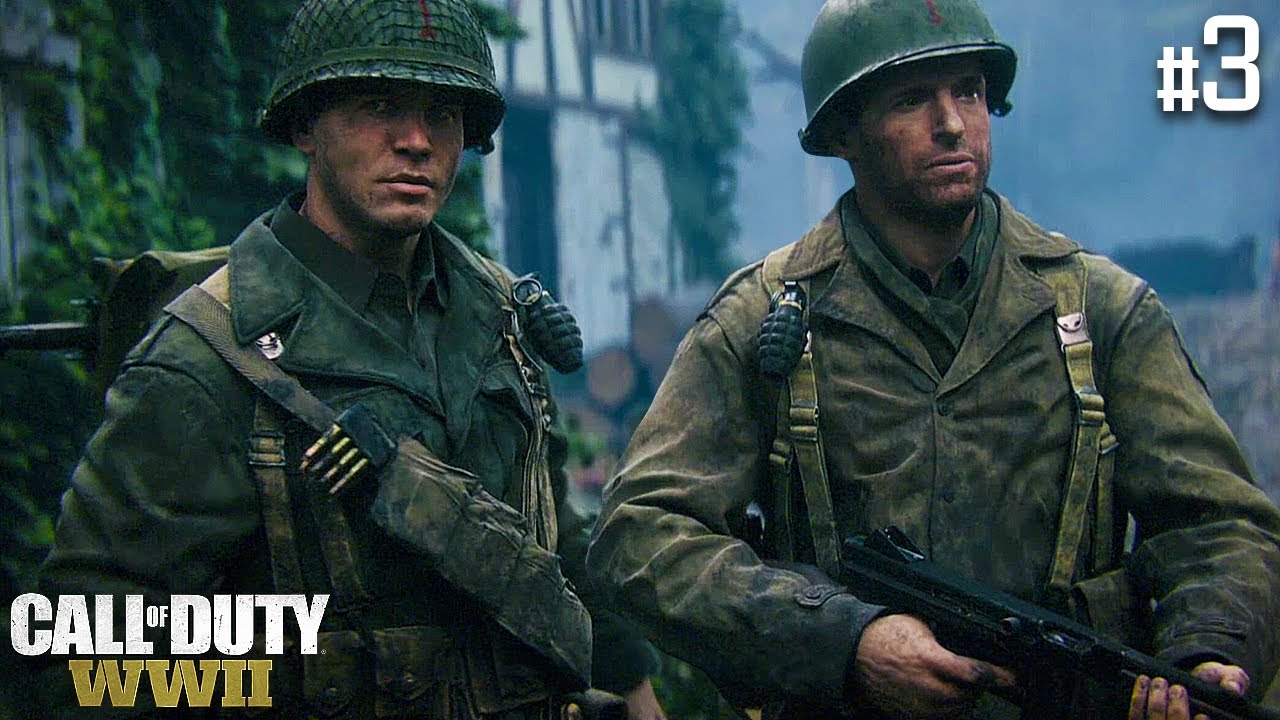 DE GRENS MET DUITSLAND! // COD: World War 2 Campaign #3