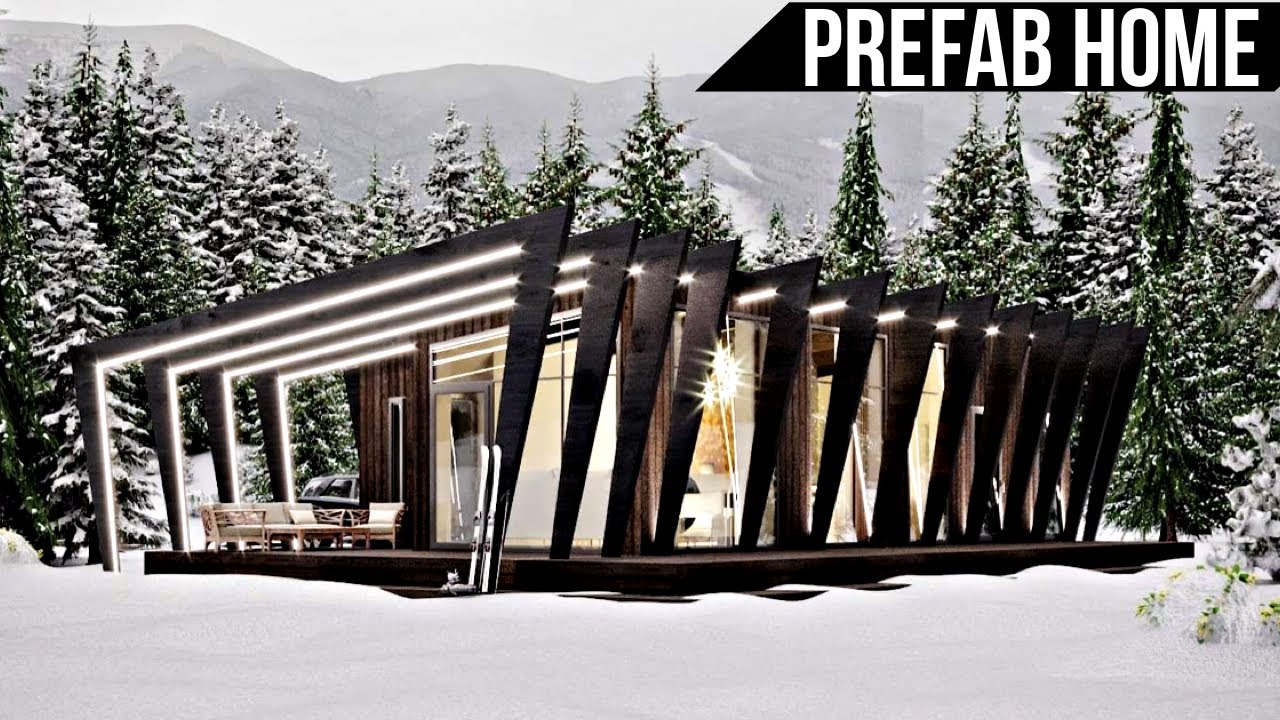 These Must See Modern PREFAB HOMES Ship World Wide
