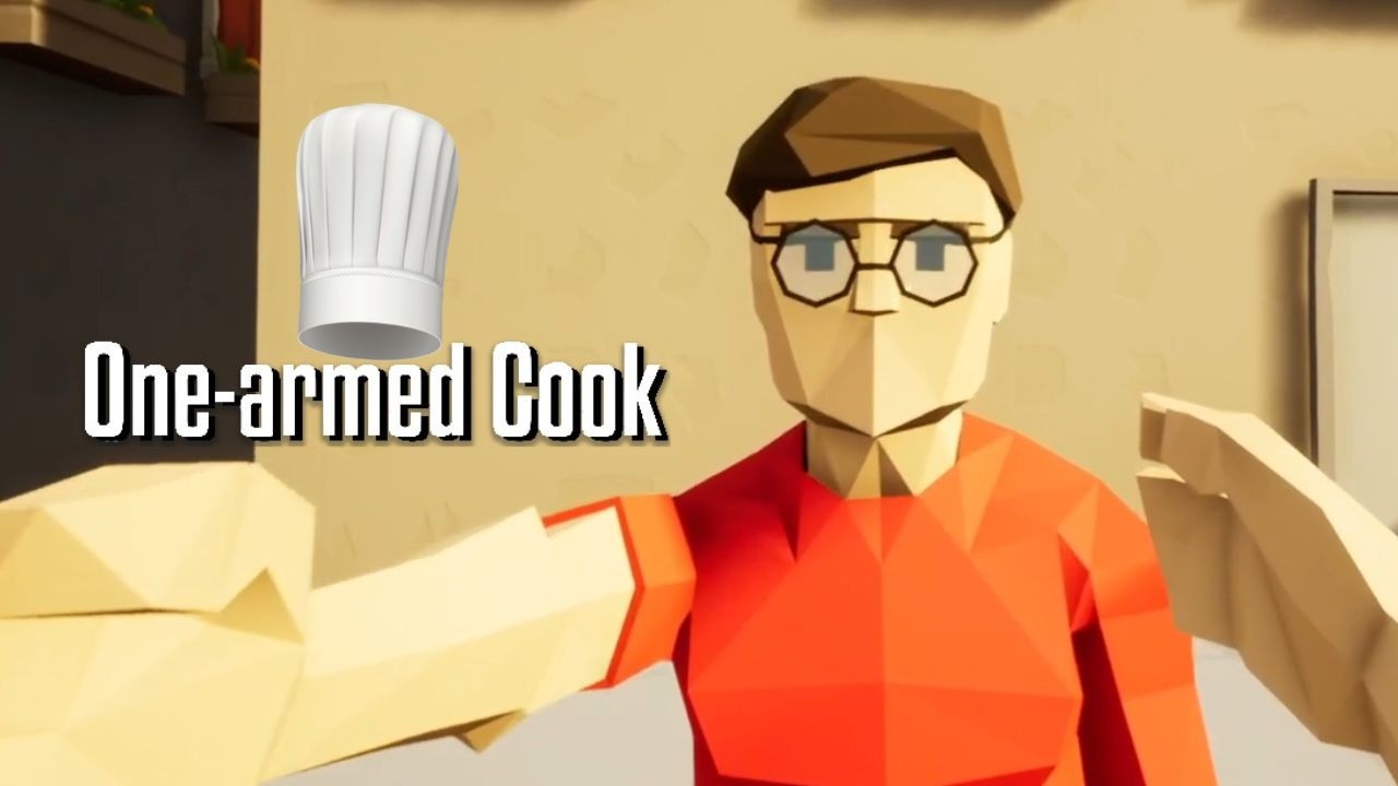 Cooking with one arm and my viewer