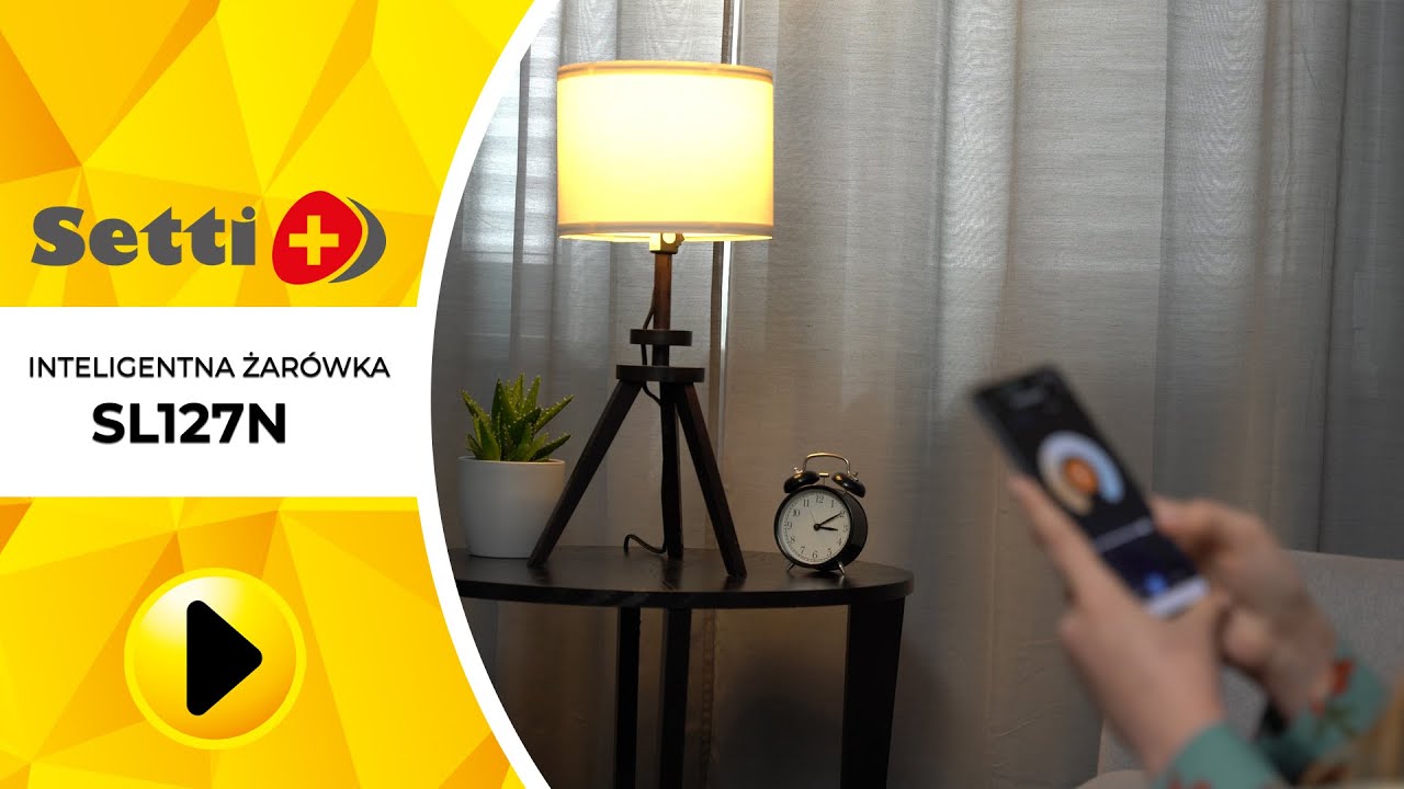 Inteligentna żar&oacute;wka LED Setti+ SL127N | Wideoprezentacja