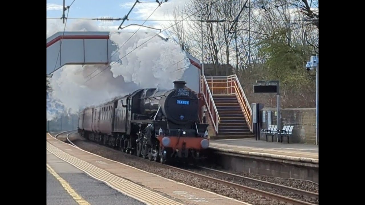 Tommy's Trains - Cramlington Station featuring 44871 Stanier Black 5