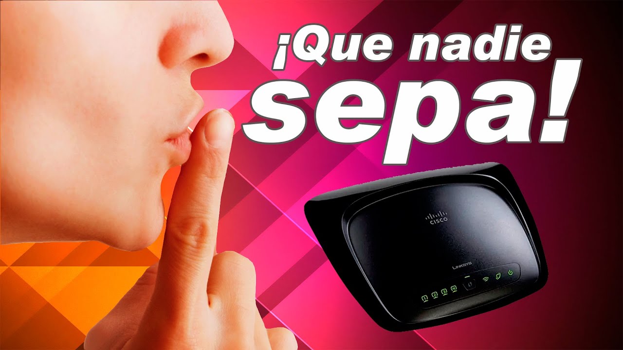 ⛔ Oculta tu red WiFi -  Linksys Cisco WRT54G2 🔰