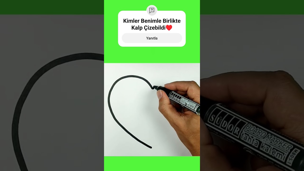 Kolay Basit Kalp &Ccedil;izimi, Kalp Resmi Nasıl &Ccedil;izilir, How To Draw Heart #kolay&ccedil;izimler #nasıl&ccedil;izilir