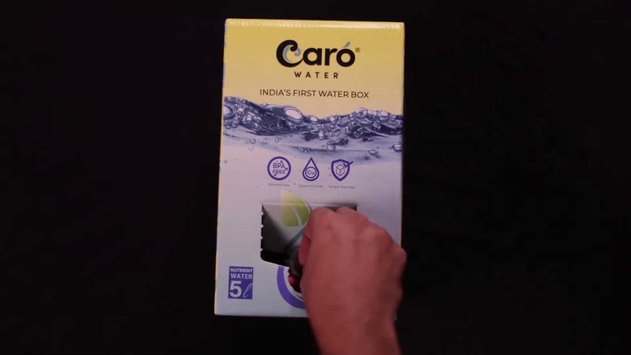 Caro Water Box - Opening Instructions
