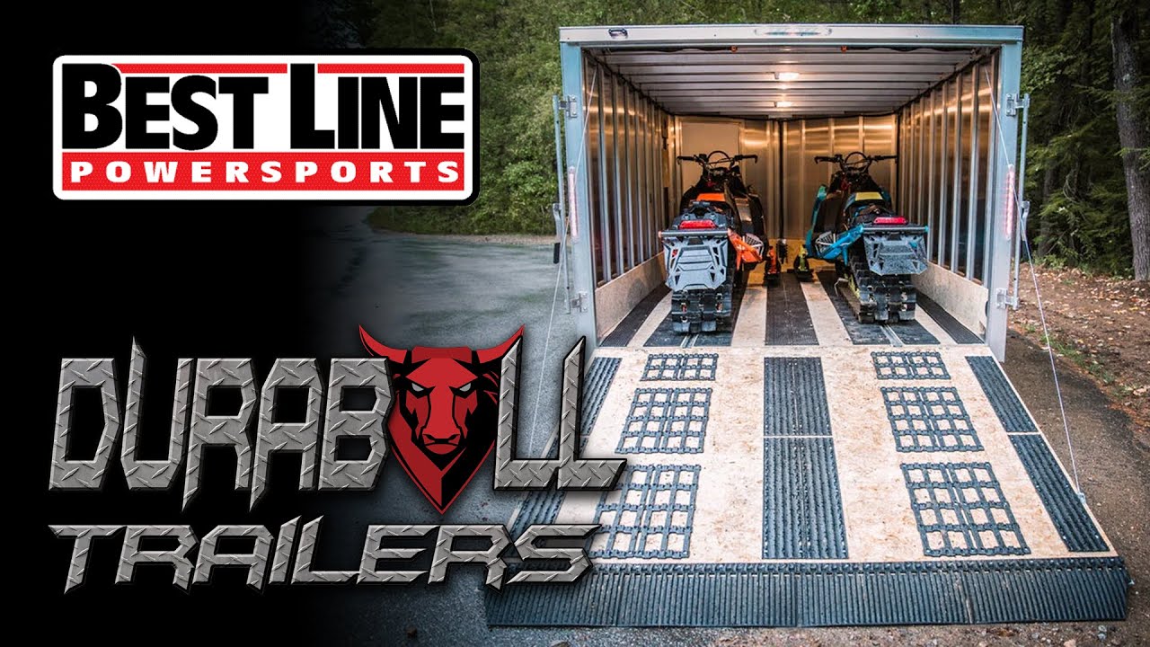 The BEST Trailer for Snowmobiles: DuraBull Multi-Sport Trailer Review
