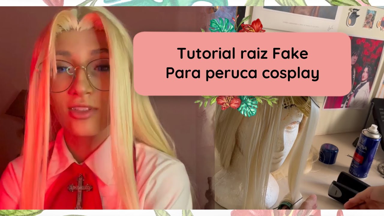 Como eu faço minha raiz fake para as perucas cosplay