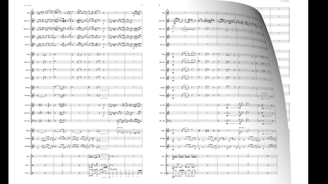 MI VISTA! (Sam Creamer) - Brass Band Series