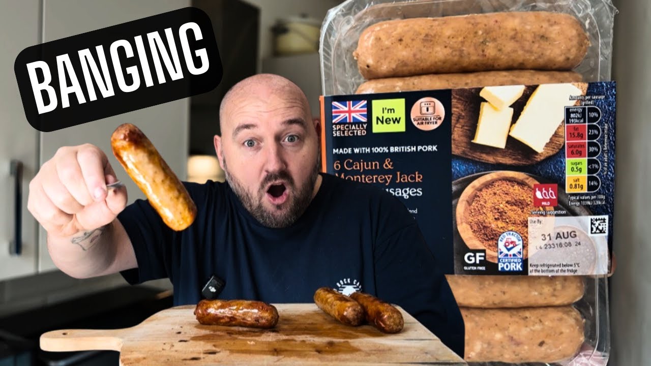 ALDI HAVE DONE IT AGAIN !!! - These NEW SAUSAGES are absolutely BANGING!!! - Cajun and Monterey Jack