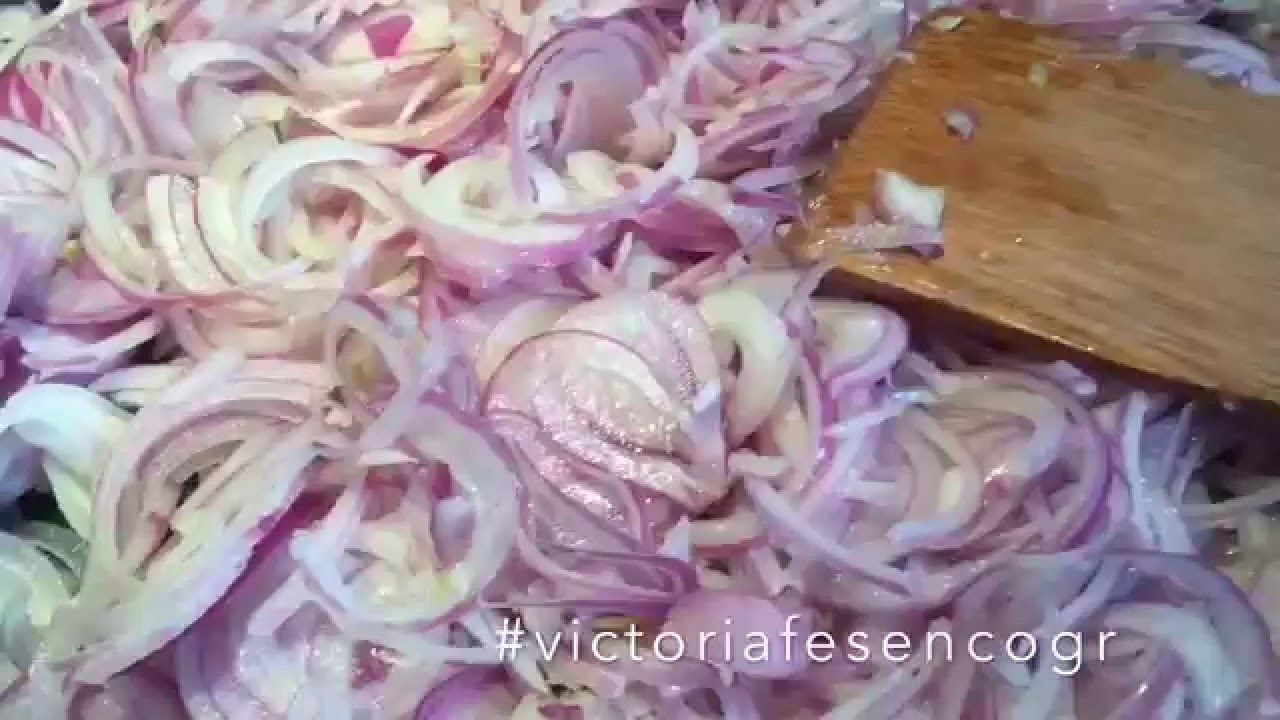 Συνταγή για καραμελωμένα κρεμμύδια | #victoriafesencogr