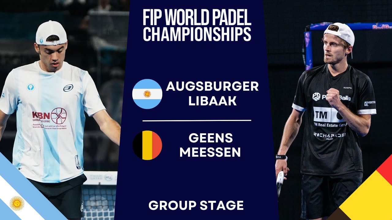 THE DUO IS BACK | Augsburger/Libaak VS Geens/Meessen | FIP WORLD PADEL CHAMPIONSHIPS 2024