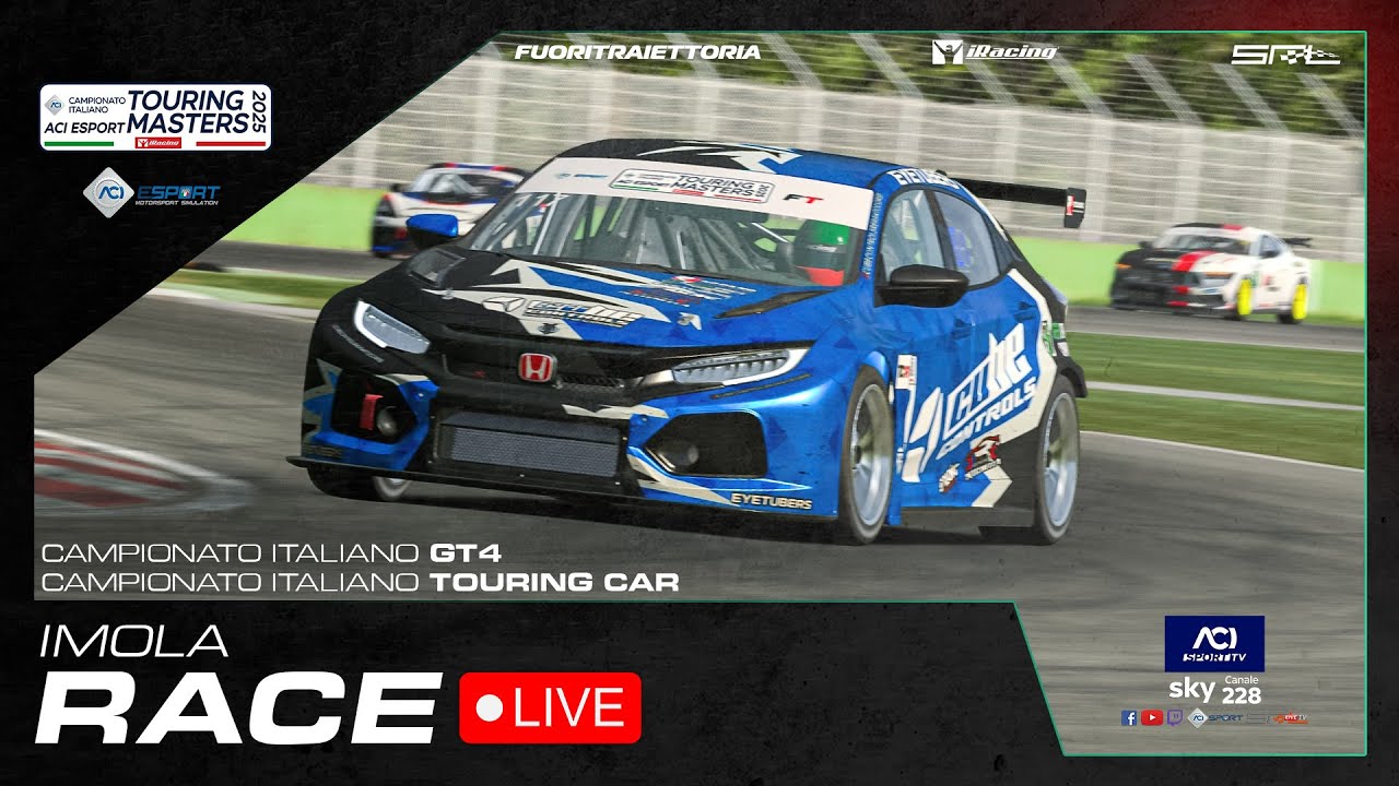🔴 LIVE! Campionato Italiano Touring Masters 2025 iRacing – Round 1 Imola