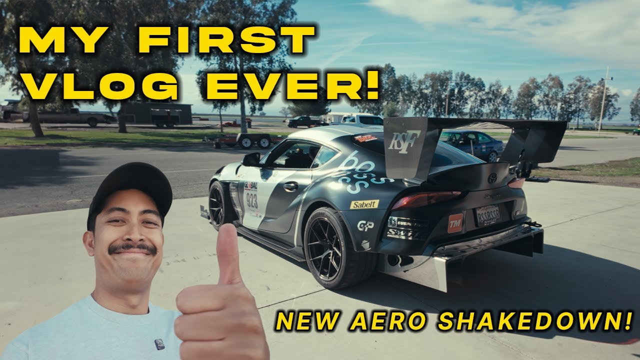 First Vlog EVER! New aero shakedown at Buttonwillow 13CW!