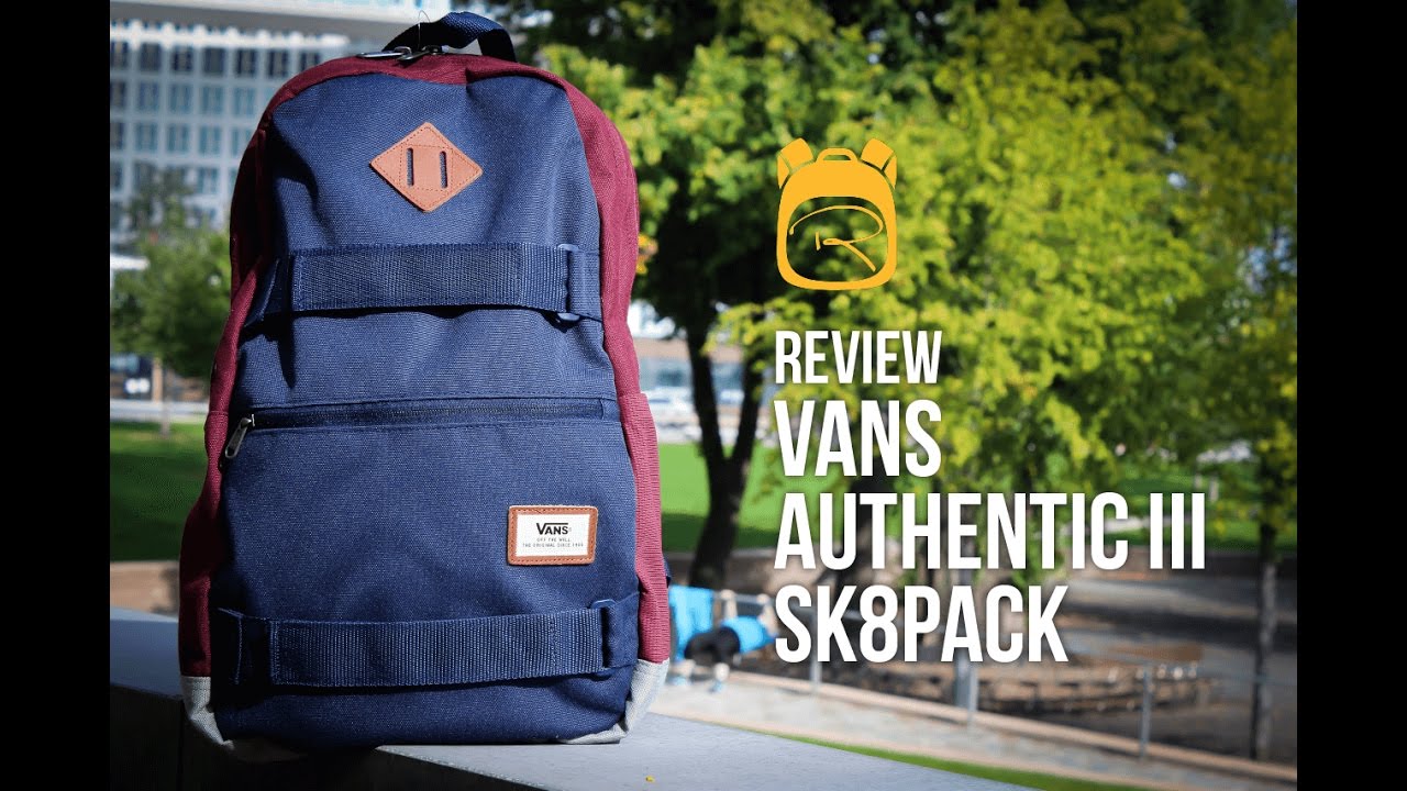 Vans Authentic III Sk8Pack - Review auf Deutsch - Rucksack Test