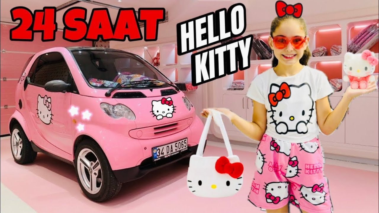 TÜM GÜN 24 SAAT HER ŞEY HELLO KİTTY ELİF SİNEM !!!