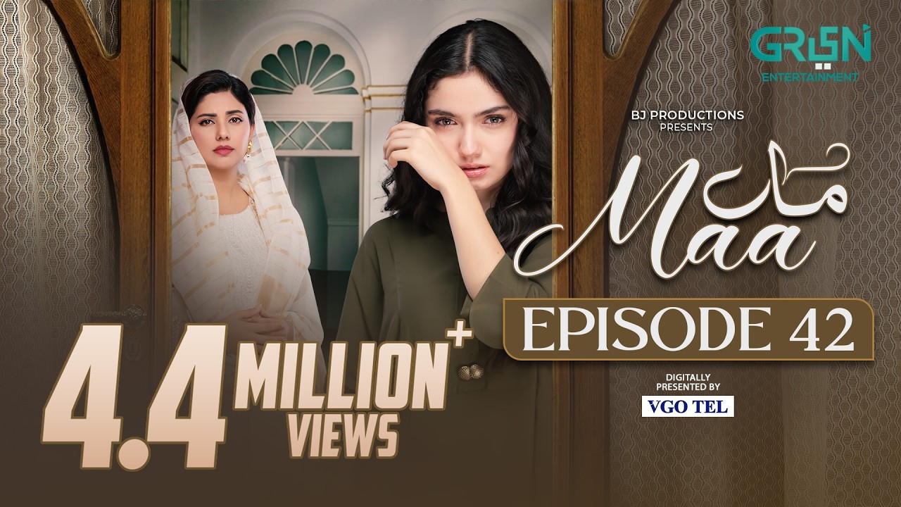 Maa Episode 42 (Subtitles) 24th March 2026 | Digitally Presented by VGO Tel Pakistan | Green TV
