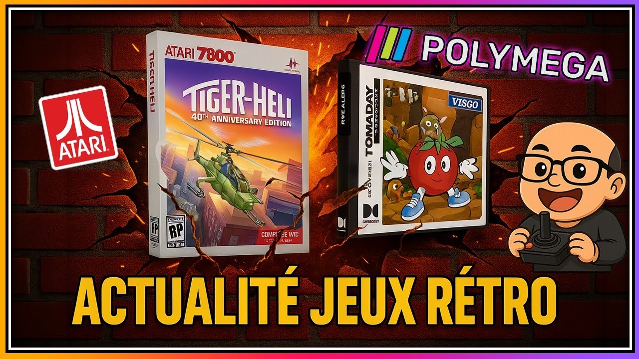 Les jeux Atari 2600 & 7800 reviennent !  Et 2 compile Visco sur Polymega