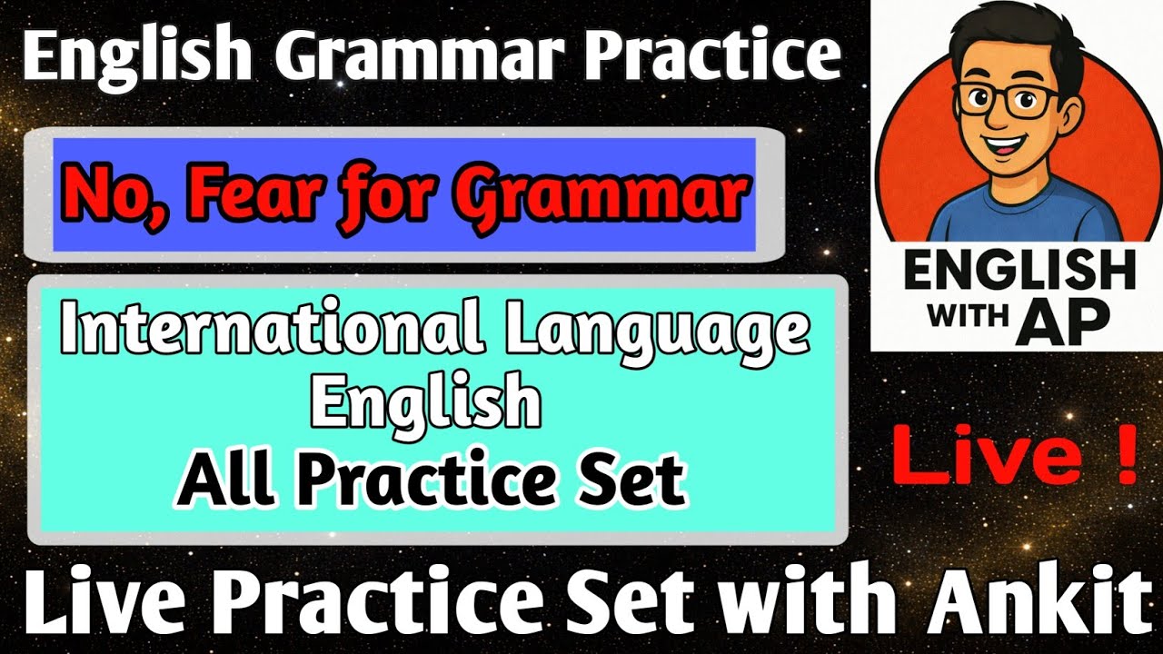 Live English grammar practice with Ankit