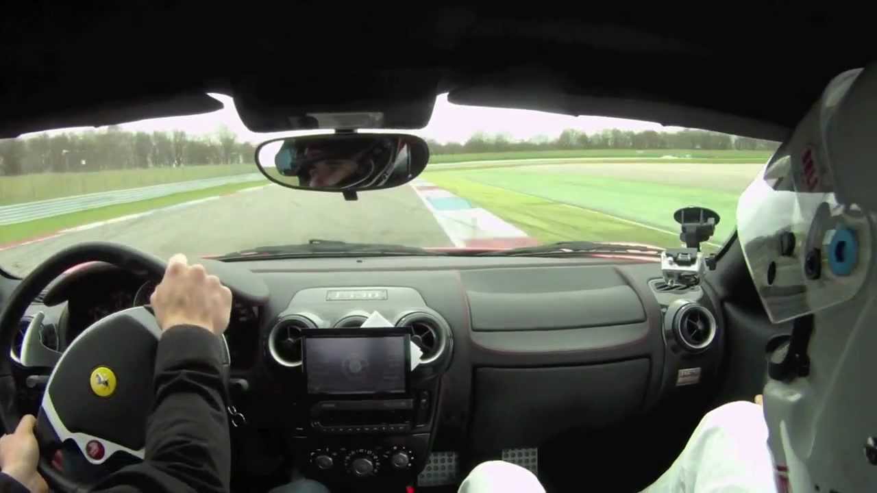Ferrari F430 Spider Onboard Race Track.