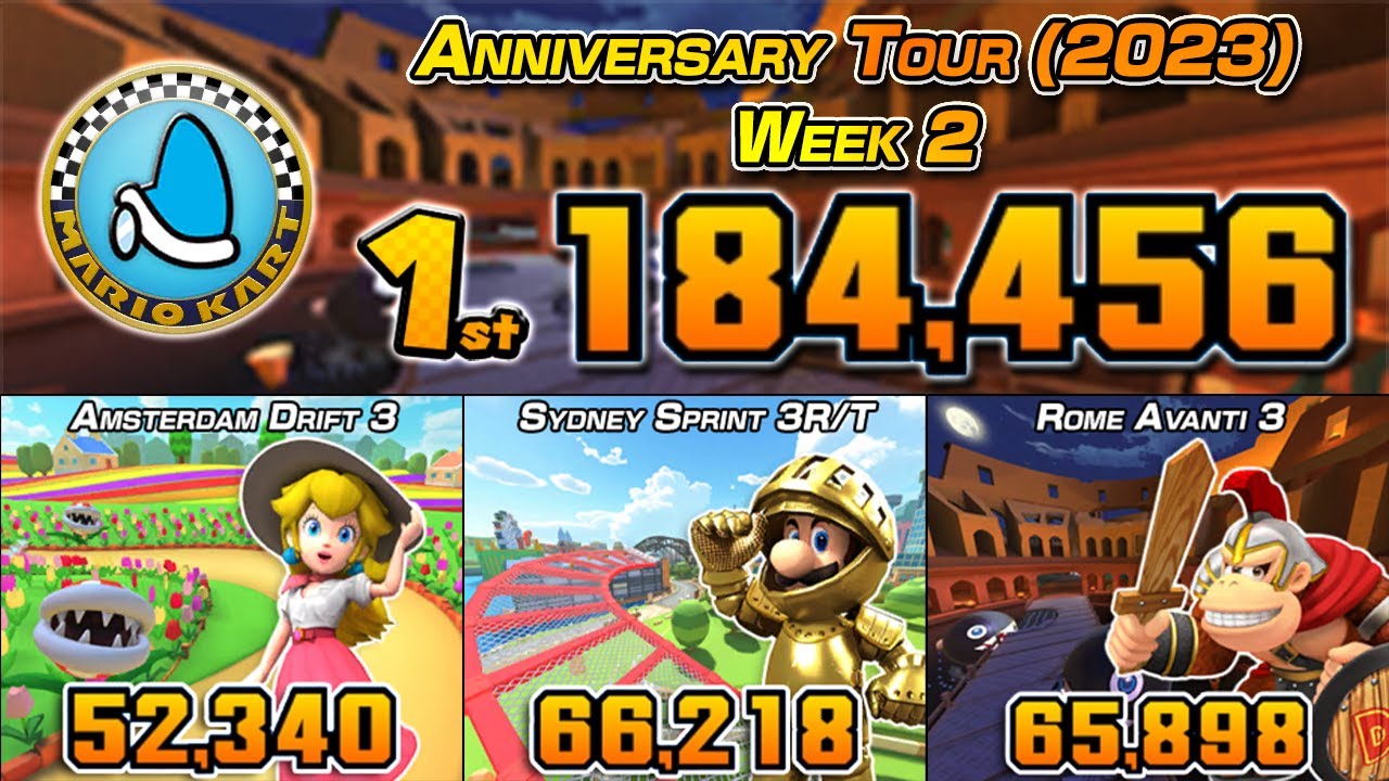 #ThankYouMKT | Mario Kart Tour | 4th Anniversary Tour Week 2 Ranked Cup (184K) | Tier 99 | Lv 400
