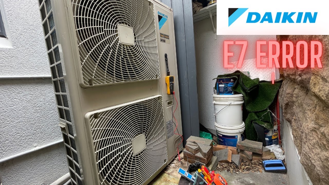 Диагностика ошибки Daikin E7 (EP 1)