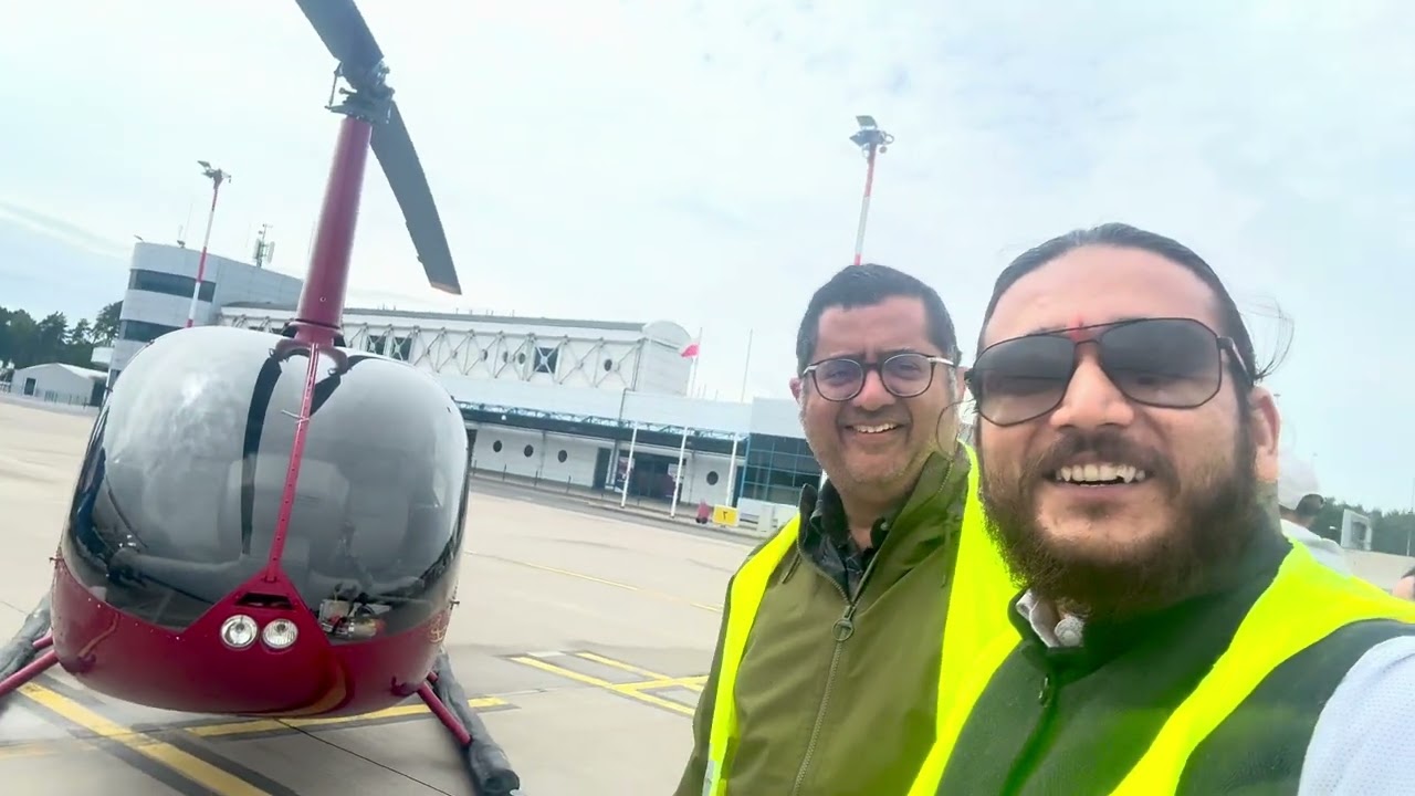 Germany to Poland helicopter 🚁 travel Kya experience hai part 1  