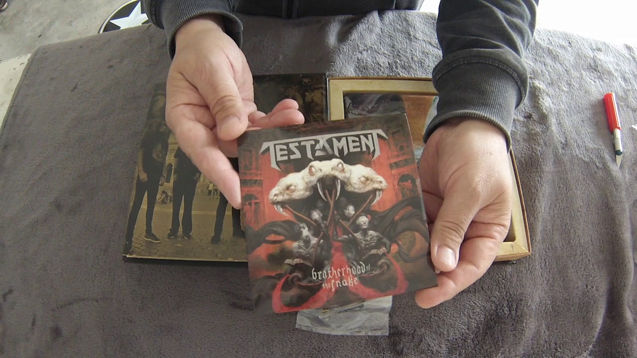 Testament Brotherhood Of The Snake Unboxing & Review.