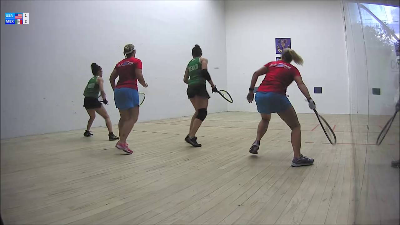 2016 Racquetball World Championships Womens Doubles Final MEX vs USA