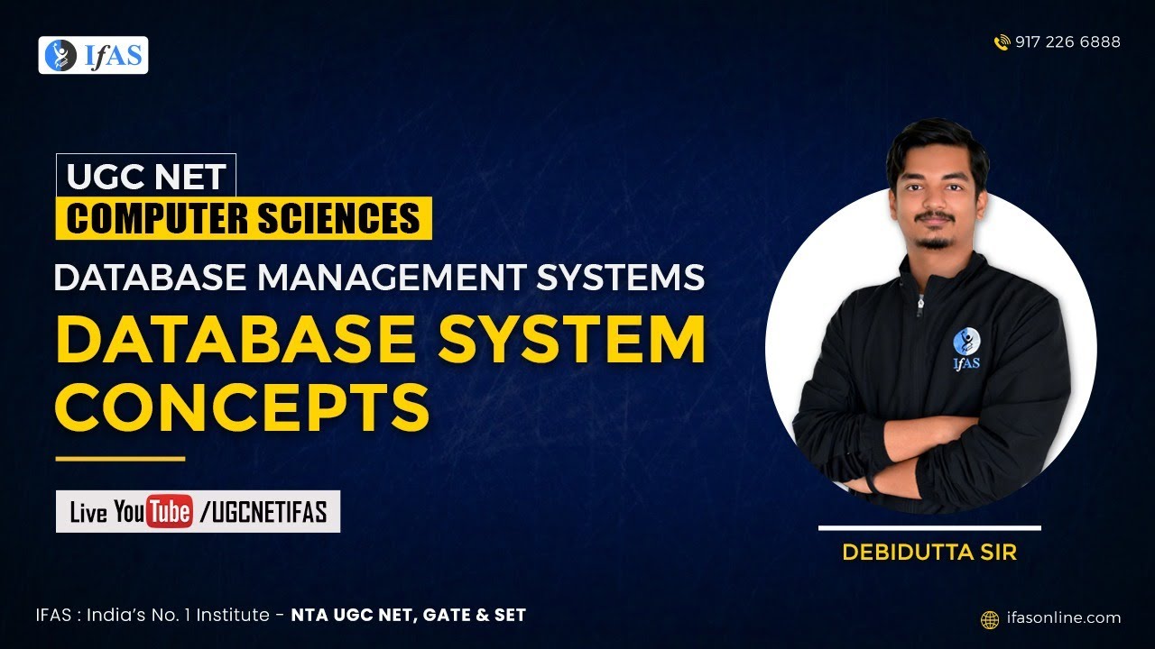Database System Concepts | DBMS | Computer Science | UGC NET | IFAS