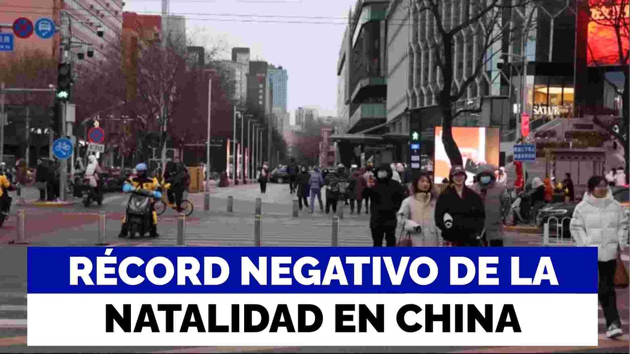 China pierde 3,4 millones de habitantes en 2025 ante otro récord negativo de la natalidad