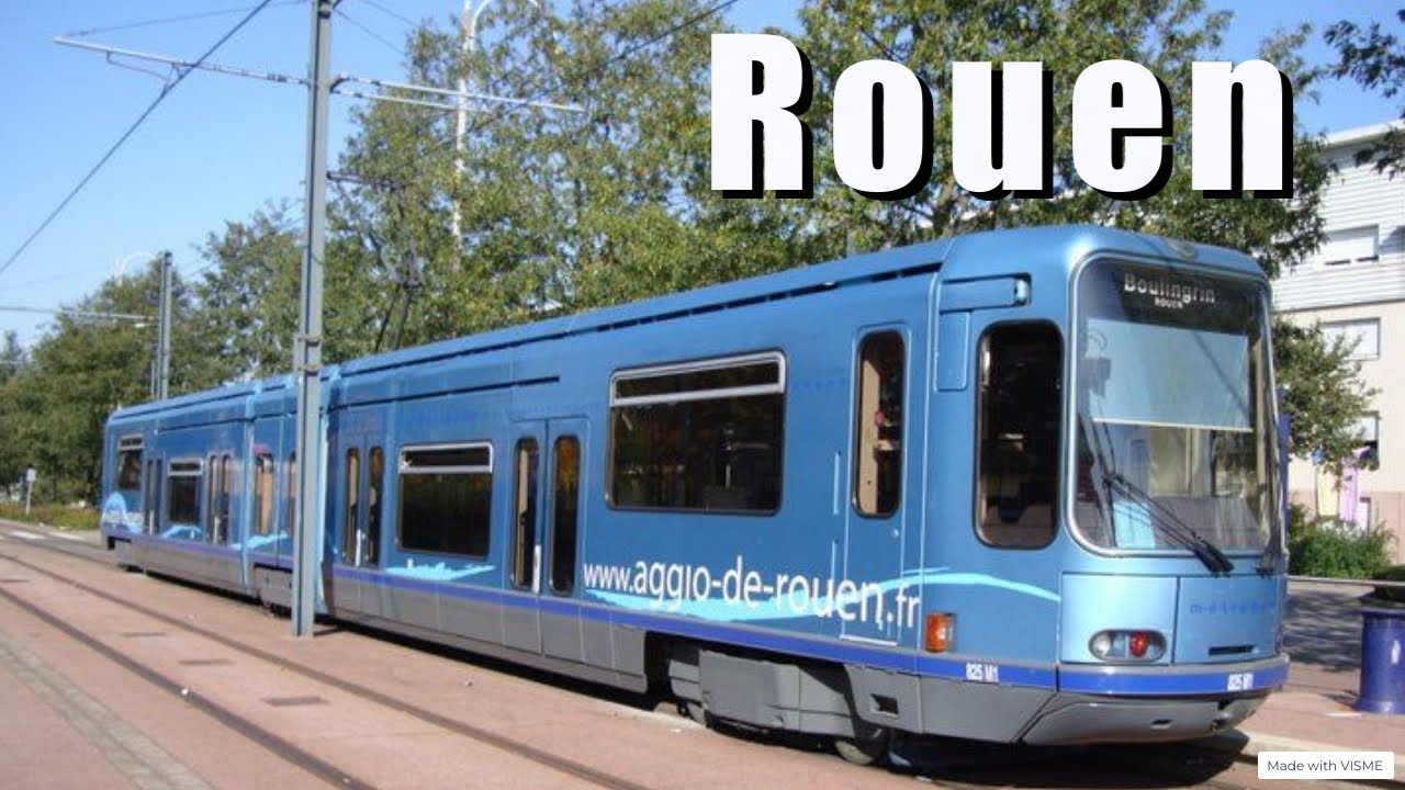 Trams in Rouen | Tramway de Rouen | Tramway Français Standard | 2002 🇫🇷