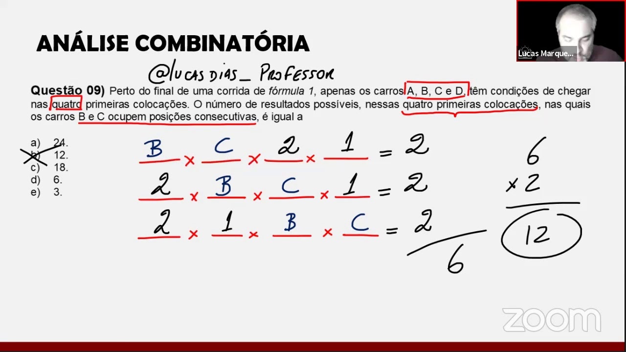 ANALISE COMBINATORIA
