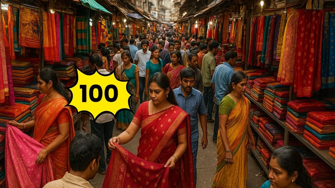 സൂറത്തിലെ ഏറ്റവും വലിയ പ്രിന്റഡ് സാരി ഫാക്ടറി - ആരും അറിയാത്തത് | സൂറത്തിലെ ഏറ്റവും വലിയ പ്രിന്റഡ് |