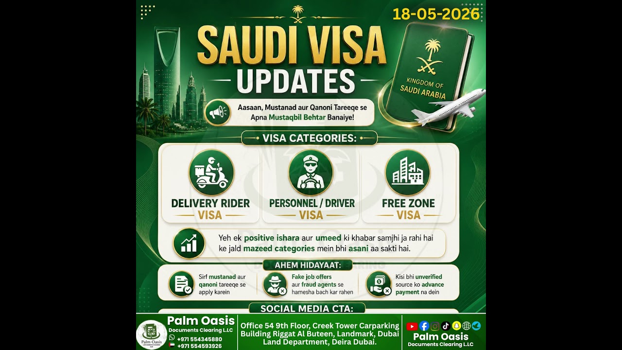 Saudi Arabia New Visa Rules & Alert