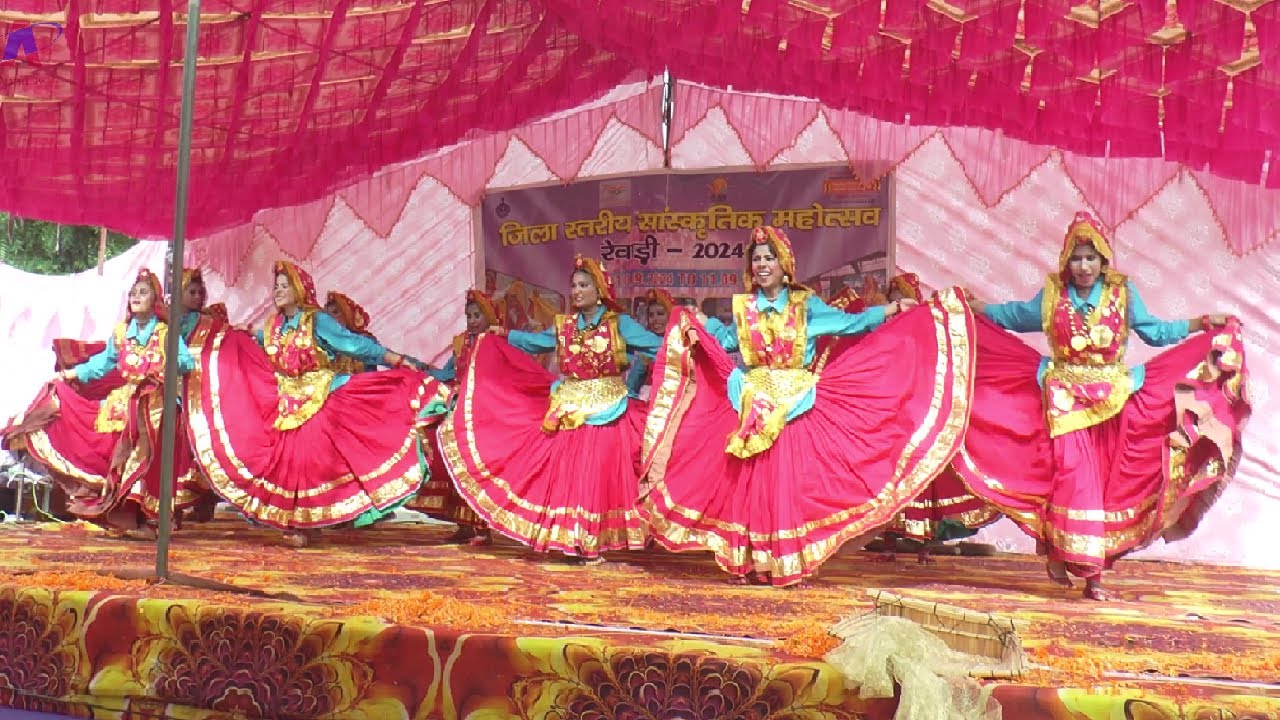 Haryanvi Folk Dance in Govt School Kanwali Rewari - 13 | जिला स्तरीय सांस्कृतिक महोत्सव, रेवाड़ी 2024