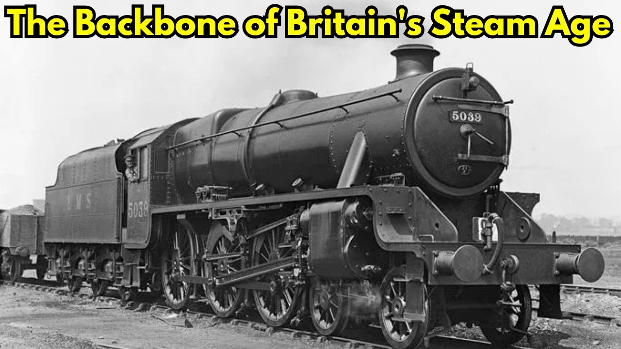The Black 5 &ndash; The Backbone of Britain's Steam Age #black5 #steamlocomotive #fyp #locomotive
