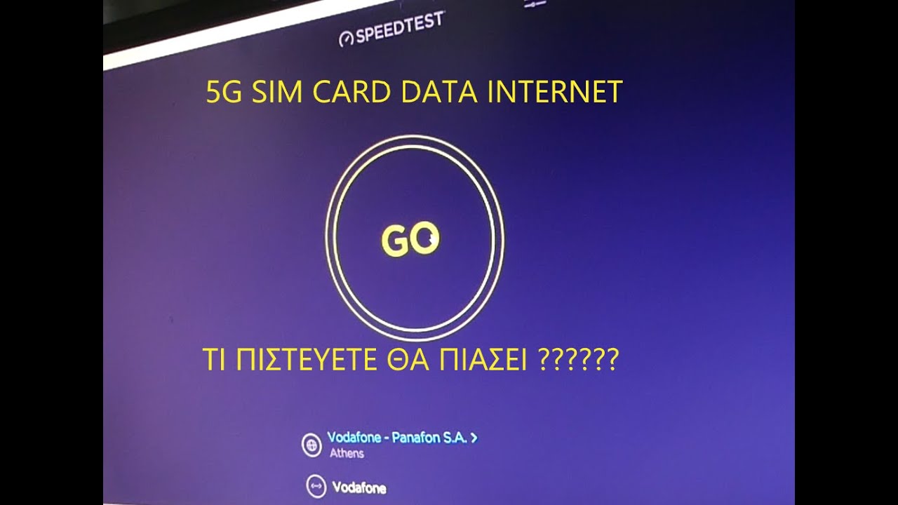 5G SIM CARD INTERNEΤ- PART 2- VODAFONE,WIND,COSMOTE ΤΙ ΝΑ ΠΡΟΣΕΞΕΤΕ-SPEED TEST ΚΑΙ GAMING ME 5G !!!