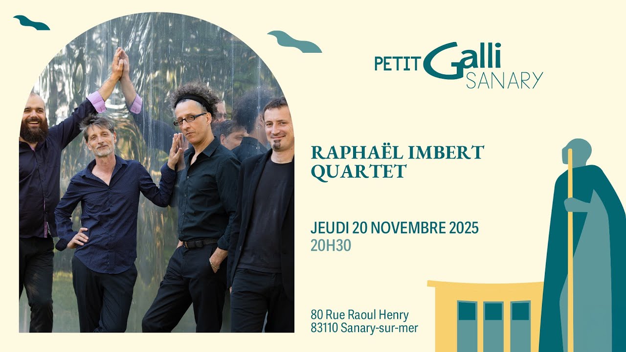 Raphaël Imbert Quartet | Jeudi 20 Novembre 2025 | Théâtre Galli