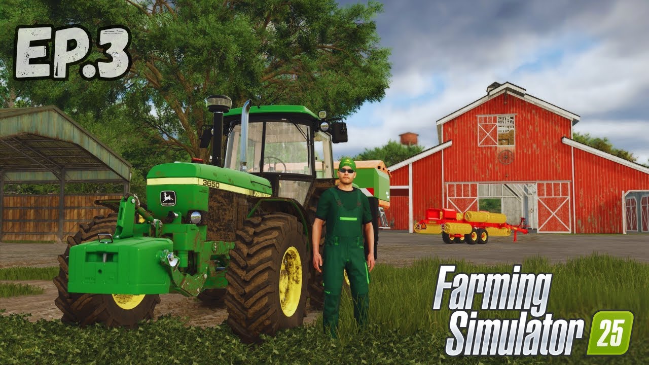 Farming Simulator Gameplay Ep.3 ( Idk what I'm doing but we'll figure it out together )