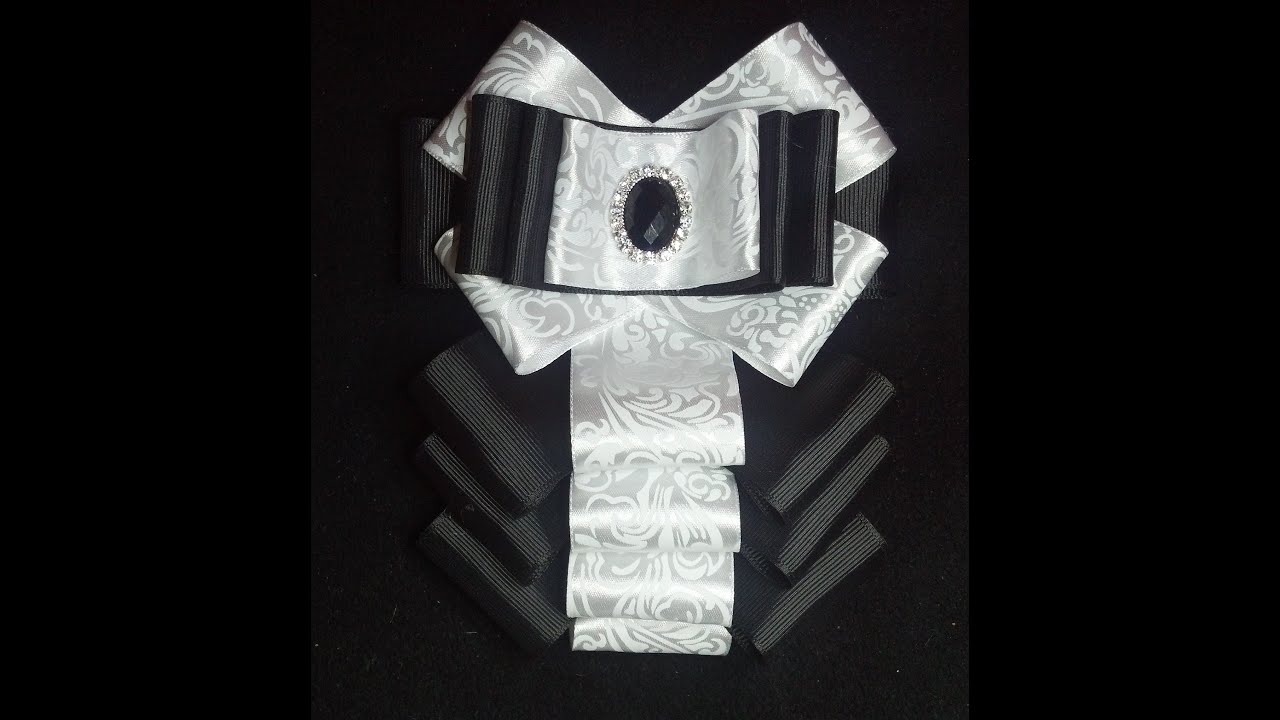 Как сделать красивую брошь бант МК Bow brooch D I Y